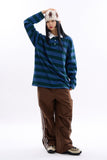 Moab over stripe collar T-shirt