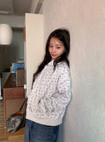 Nobui Flower Hood Zip-up