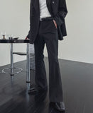 Lips Stripe Bootcut Slacks