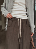 DENTS NYLON BANDING BALLOON PANTS
