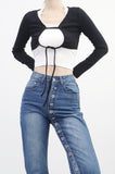 Melty String Sleeveless + Cardigan Set