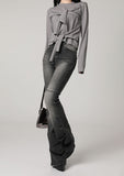 Fold cow denim