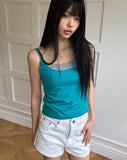Mecha Halter Layered Sleeveless