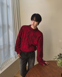 Tienz Vintage Washing Cable Knit