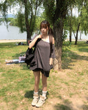Ribe Shirred Boat Neck Pocket Short Sleeve