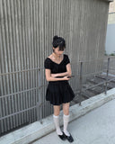 Yota Off Shoulder Short Sleeve Blouse