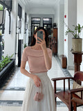 Fierun Off Shoulder Knit