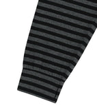 STRIPE PRESENT ONE SHOULDER LS TEE