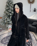 Tice Texture Hood Zip-up