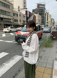 Tomu Stripe Knit Muffler