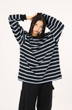 Relaxed stripe long sleeve