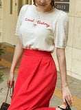 Posh Pin Tuck Flare Banding Long Skirt