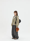 [BAONHAUS] Ikuka hood wind zip-up jumper