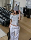 Clothi Solid Crop Short Sleeve Hoodie