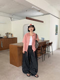 Kyukaton Summer Raw Denim Wide Pants