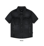 DENIM HALF SHIRT