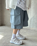 Pastel cargo shorts