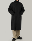 maxi Balmacaan coat