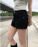 Petal Studded Pocket Shorts