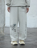 Drawing Graphic Sweatpants
