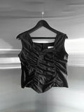 Silla Square Shirred Blouse