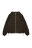 Curly Corduroy Hood Jacket