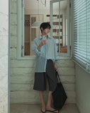 Kurin Two Tuck Wide Bermuda Slacks