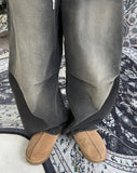 Eka Balloon Banding Denim Pants