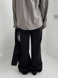 Pigenpi Cotton Semi Bootcut Pants