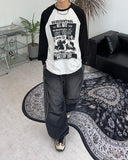 Derriff Color Matching Long Sleeve T-Shirt