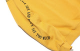 Heavy Over Fit Sleeve LIPS Lettering Brushed MTM