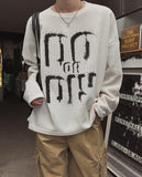 Vintage Graphic Waffle Round Long Sleeve