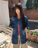 Akim Western Denim Short Sleeve Shirt