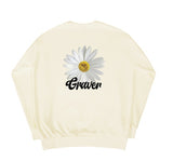 Back Daisy Flower Smile Sweatshirt