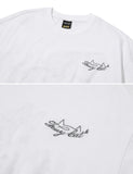 Fairy Cat Embroidery Short Sleeve Tee