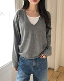 Monin Deep V-Neck Knit