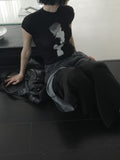 Ar knot check skirt