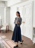 Laty Round Ribbon Cardigan