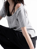 Minish off-shoulder sweatshirt