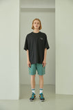 Whale Flower Embroidery Short Sleeve