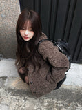 Rodin Fluffy Fur Wool Half Coat
