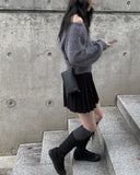 Yoni Angora Square Off Knit