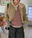 Jukut Wool Bomber Padding Jumper