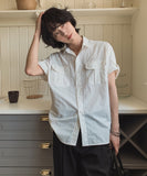Collide nylon short sleeves shirt