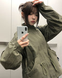Kao Pintuck String Half Field Jacket