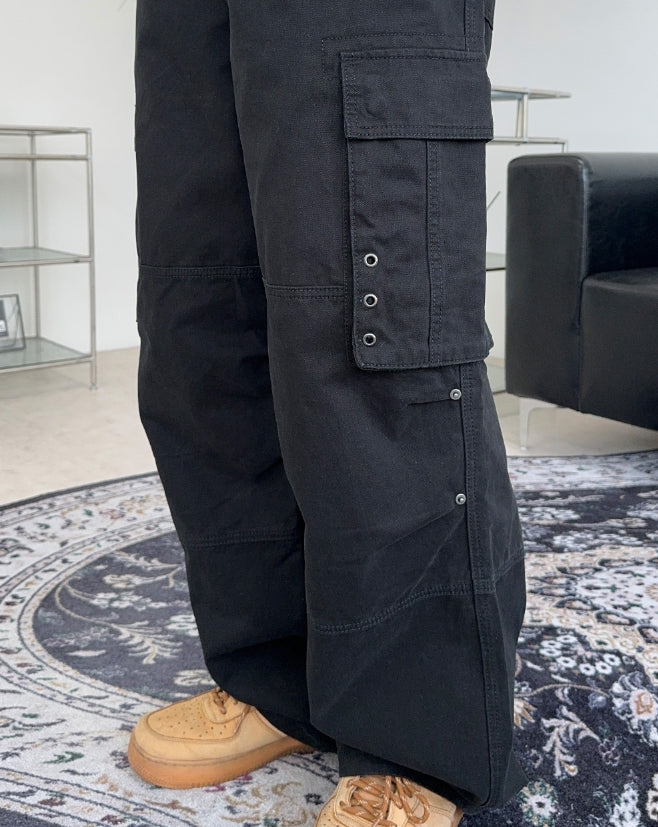 ★人気★【SATIIIZ】★Khans Eyelet Cotton Cargo Pant.s★ SATIIIZ】Khans Eyelet Cotton Cargo Pants (SATiiiZ/カーゴ