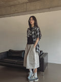 Play Diagonal Big Cargo Balloon Bermuda Pants