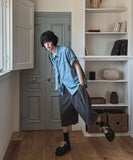 Hertz Tie Roll Up Short Sleeve Shirt