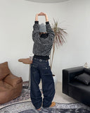 Neto Leopard High Neck Zip-up