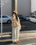 Hers Wide Training Banding Brushed Pants